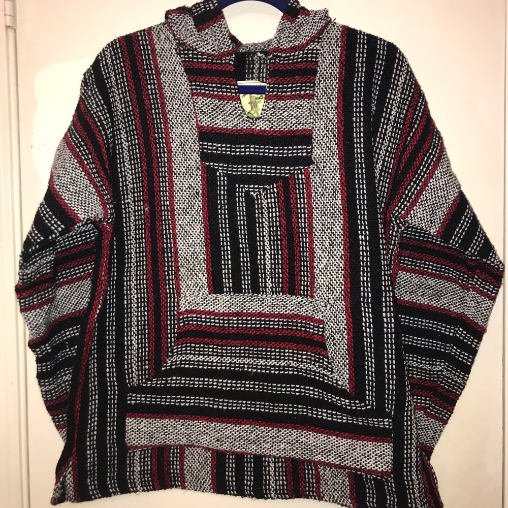 red and black Baja hoodie